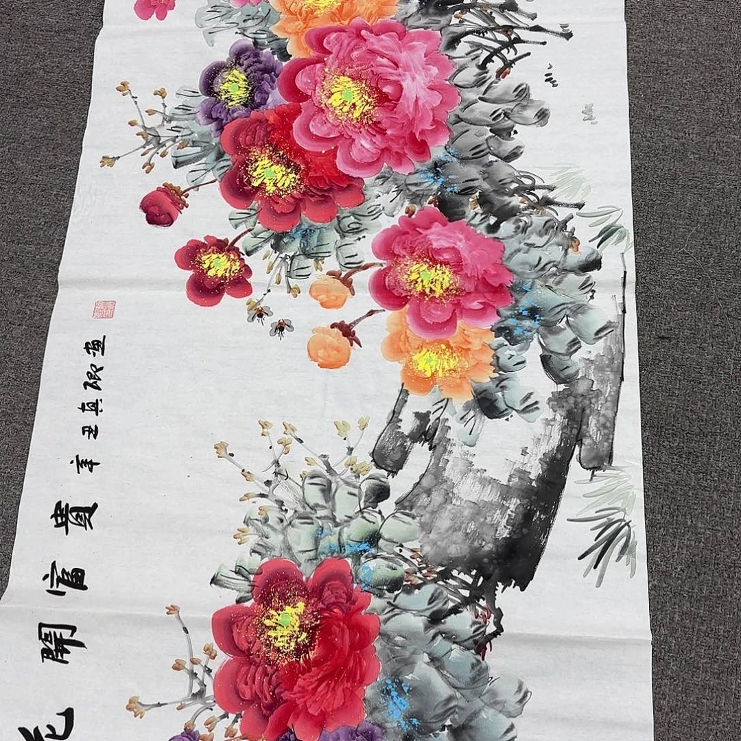 国画国画作品多次入选国内外