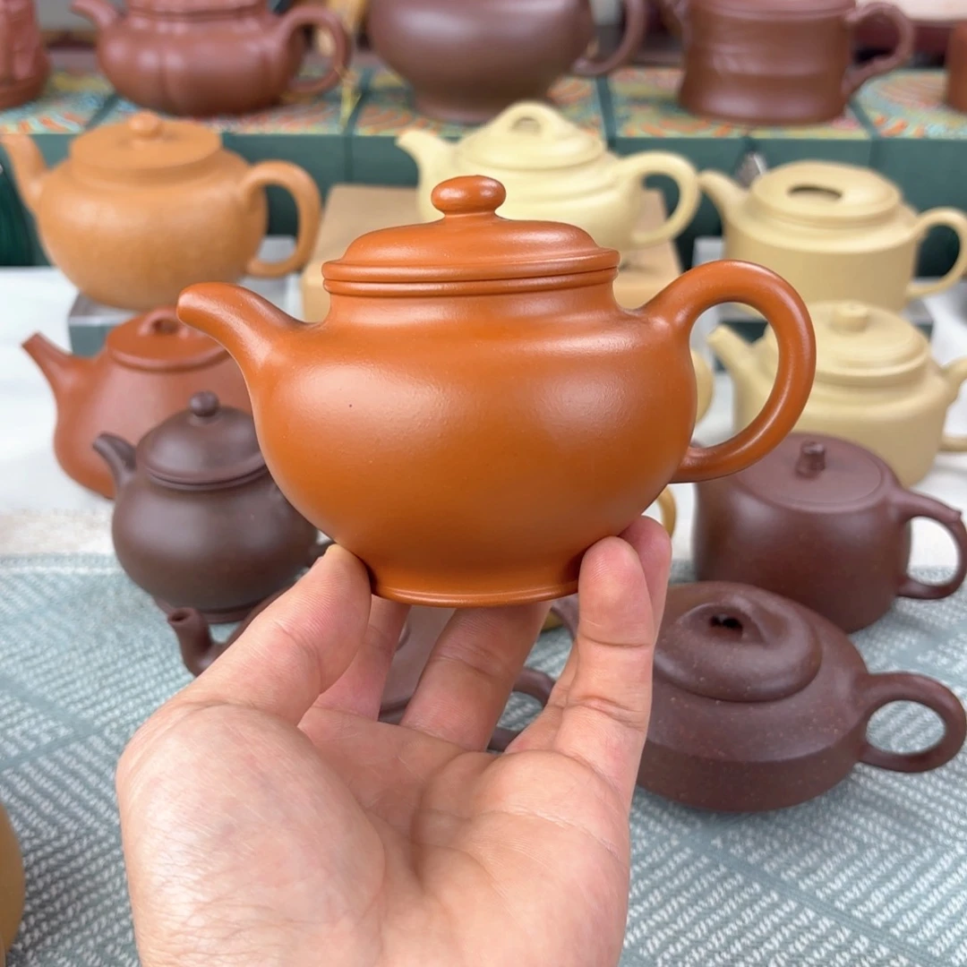 紫砂茶壶朱泥 掇只 240cc