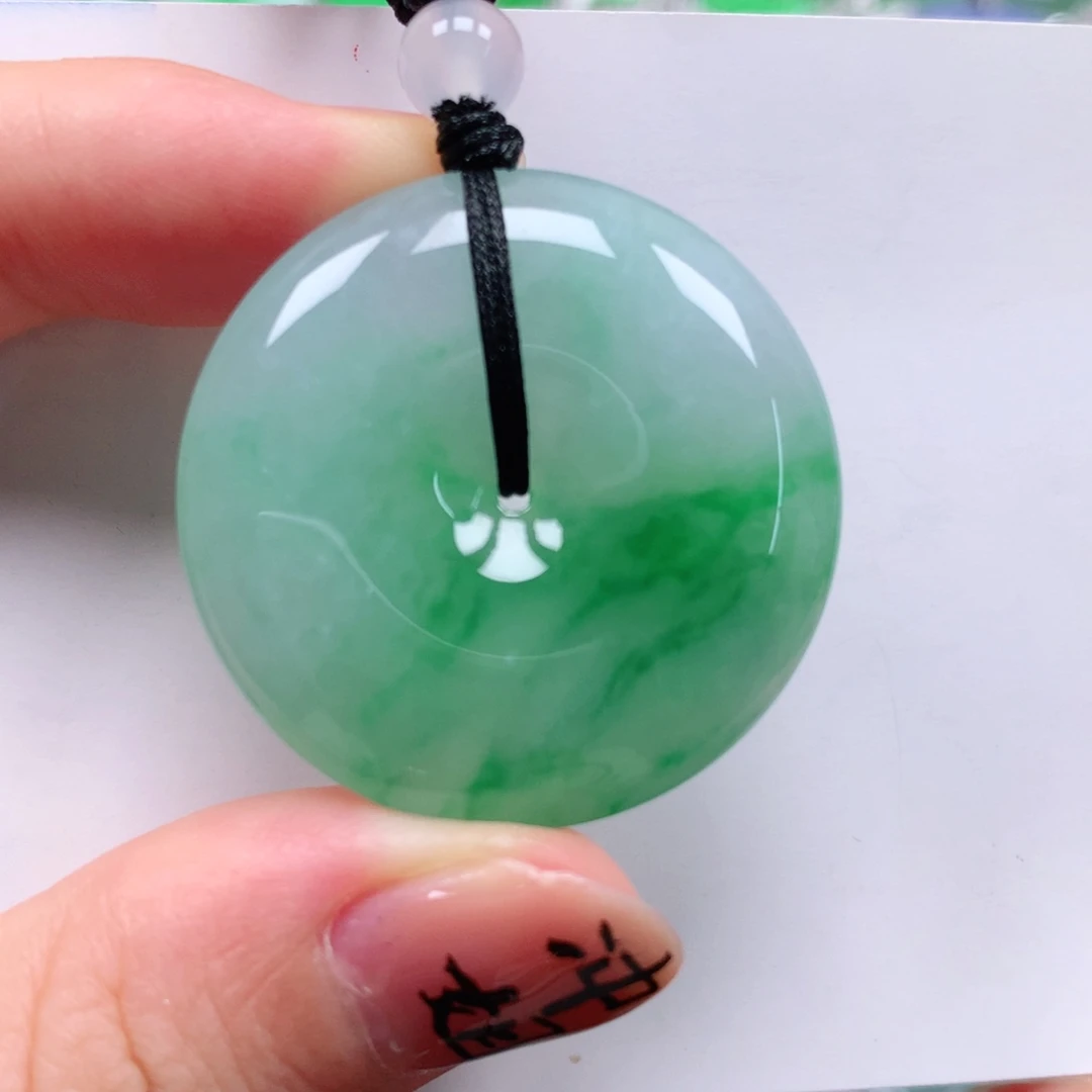 颈饰未镶嵌翡翠天然翡翠