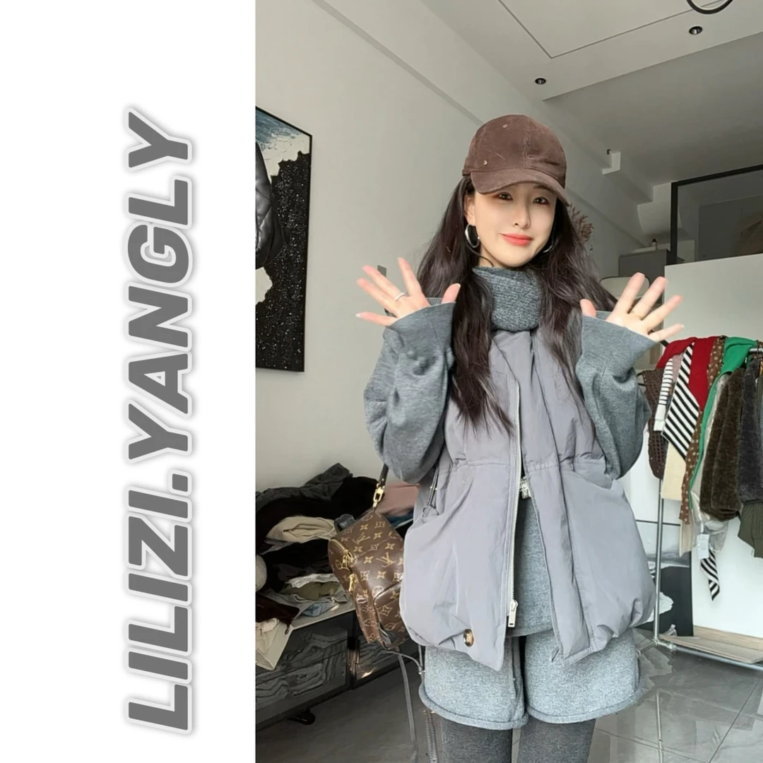 Liiin【艺术生】轻暖派羽绒马甲加厚背心外套