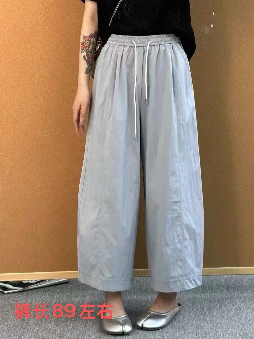 菲玥家直筒短款休闲裤8305