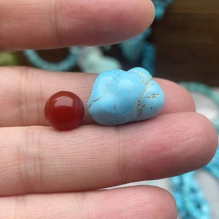 南红玛瑙未镶嵌随行