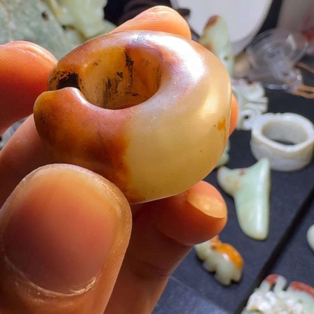 简***色玉玉摆件玉阙阙器型