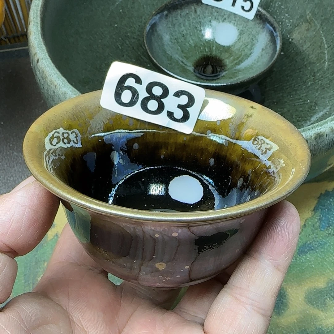 茶盏建盏杯主人杯龙窑柴烧