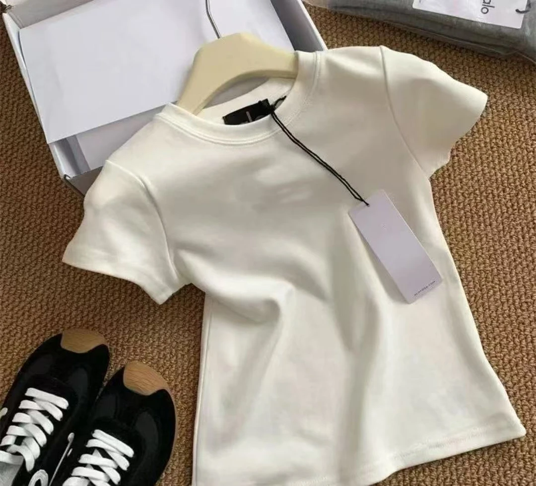 【啊喽短袖】欧版百搭潮流经典圆领短袖