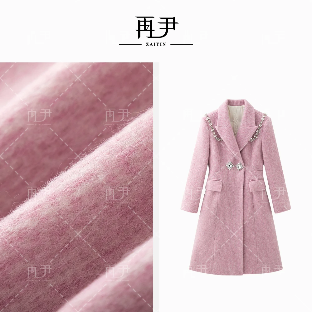 【朵梦花园】小众设计师秋冬定制时尚气质轻奢羽绒外套G24DT071096