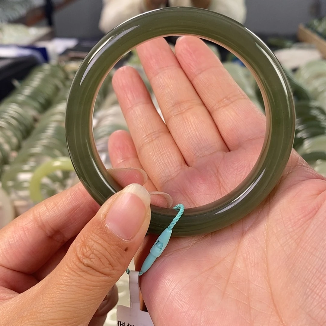 和田玉和田玉手镯57.58未镶嵌