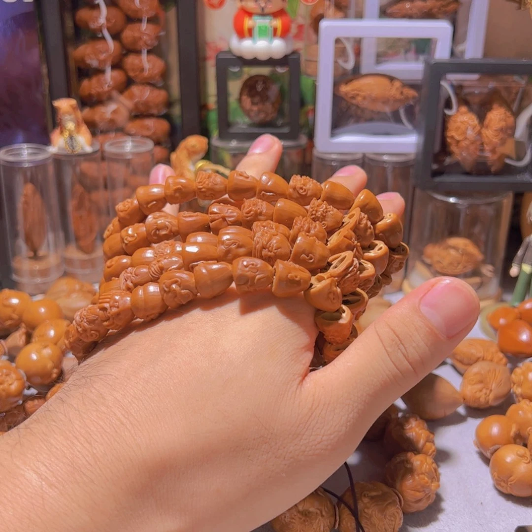 *****橄榄核手串/手链手工108罗汉