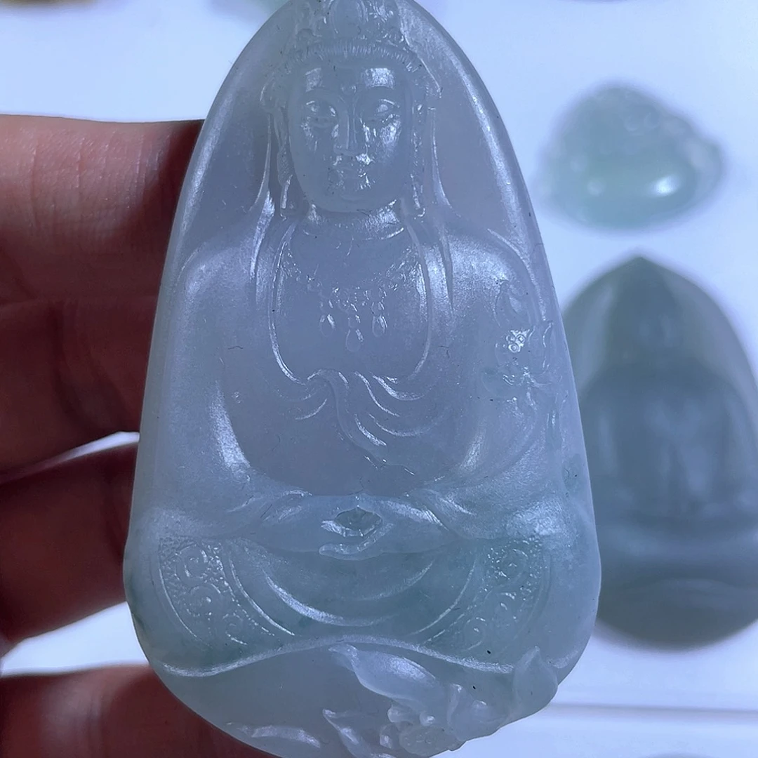 定制翡翠未镶嵌毛货