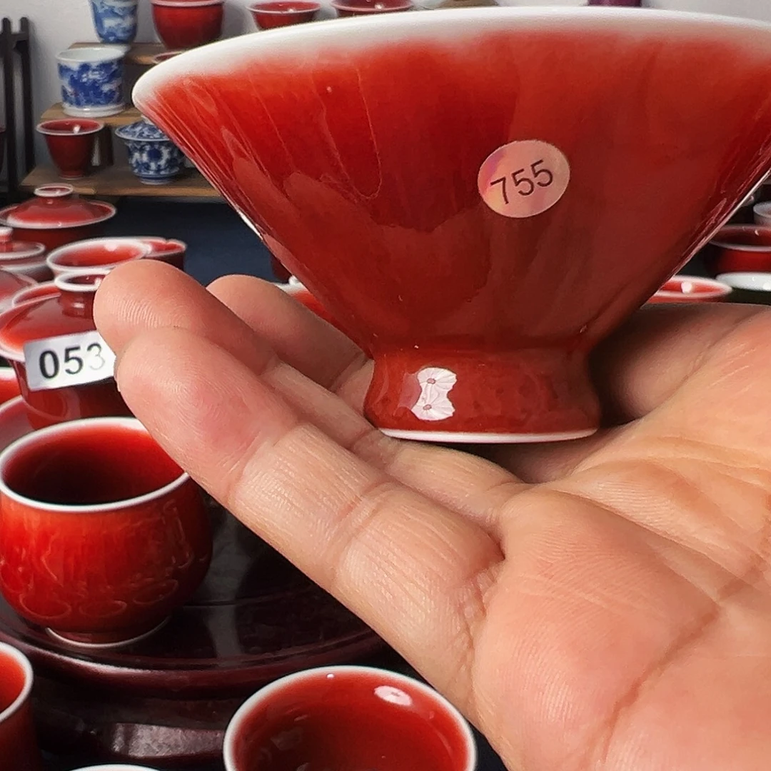 景德镇陶瓷原矿郎红茶具