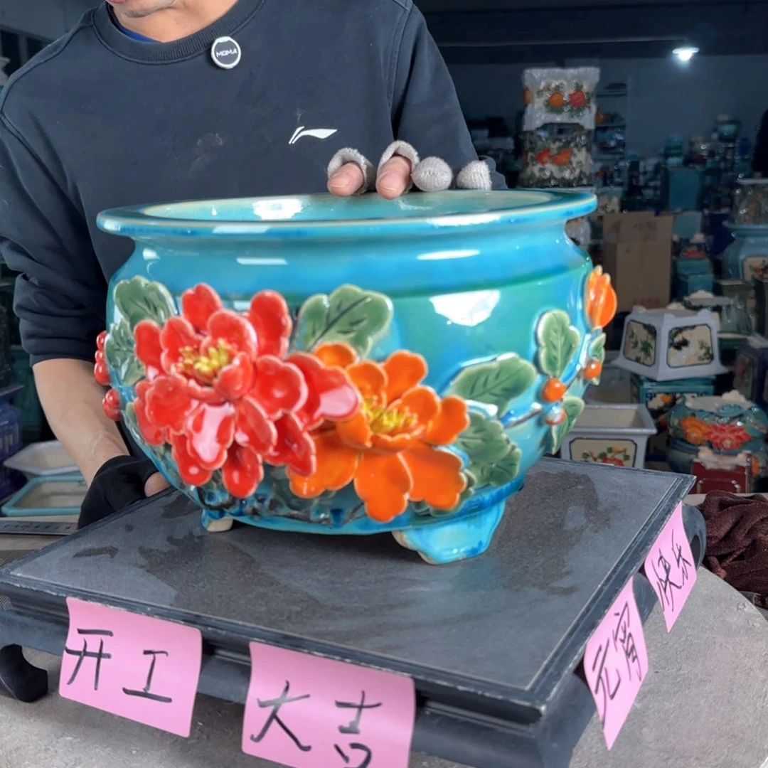 一风堂石湾花盆。