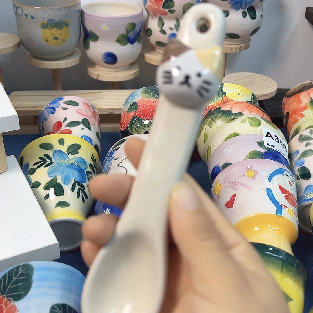 摆件微瑕手绘勺子888