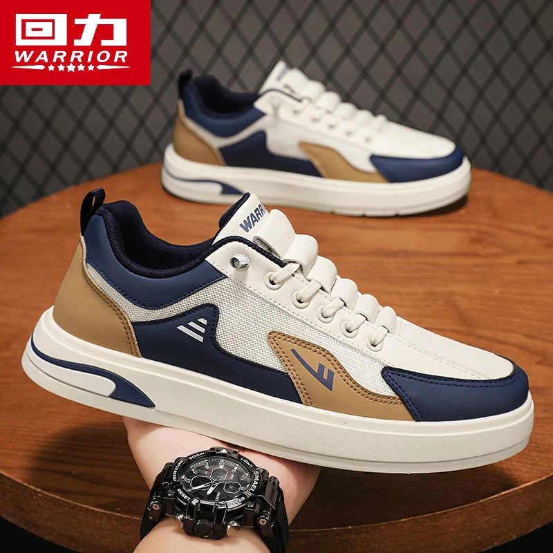 回力透气板鞋男款冬季薄款轻便软底休闲鞋子男士2025新款小白男鞋