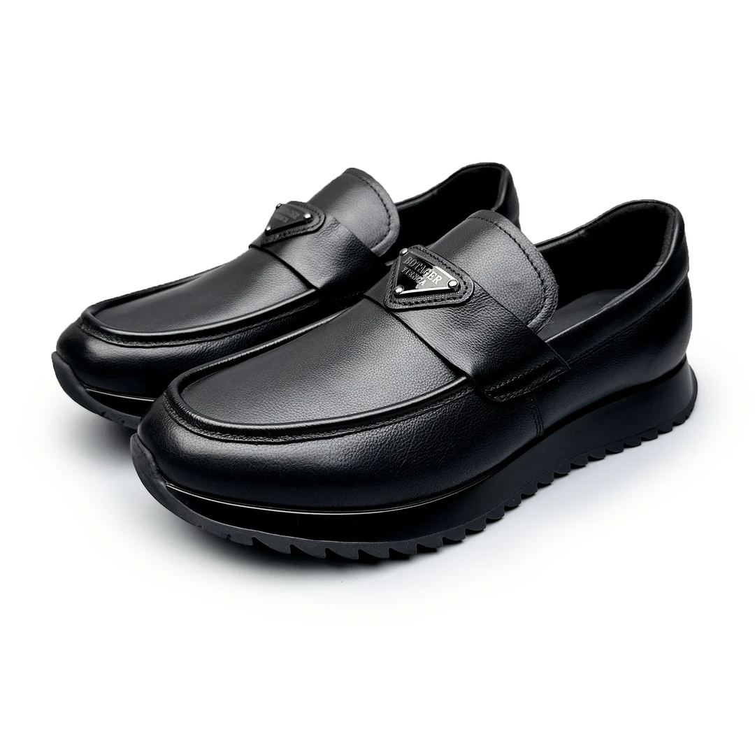 BIEUBRAYR【新款上新】时尚一脚蹬百搭休闲低帮舒适男鞋休闲皮鞋