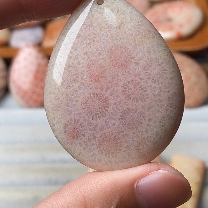 z***…硅化玉未镶嵌颈饰