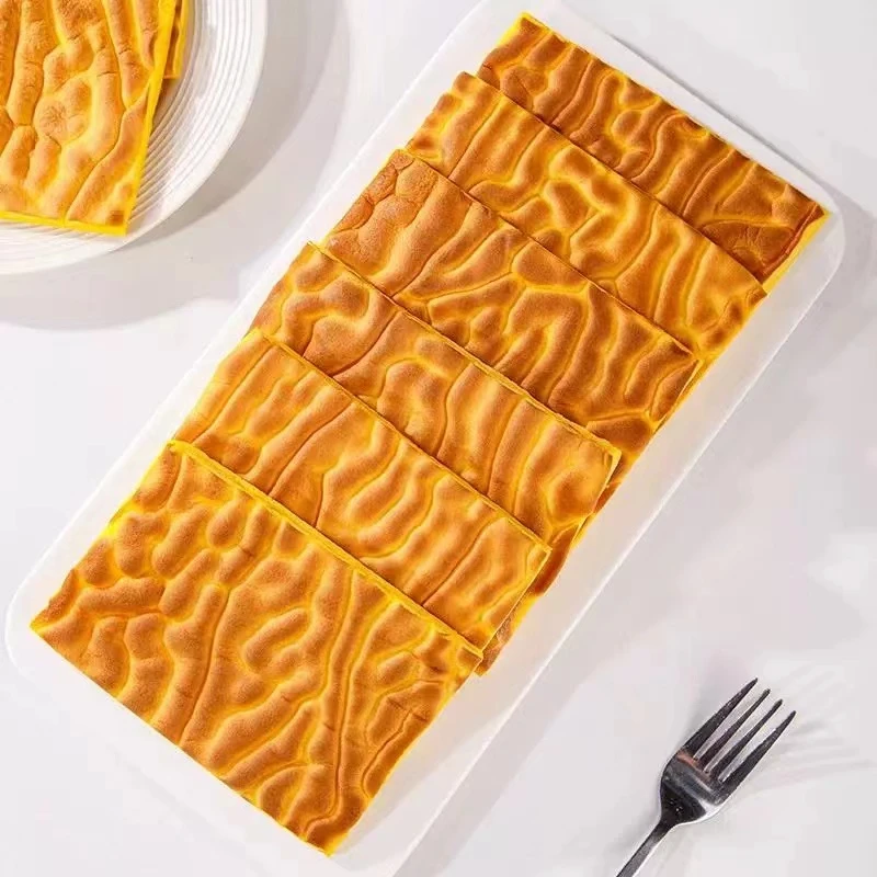 国王的赞赏纯虎皮蛋糕片410g全蛋黄蛋糕营养早餐饼干零食代餐面包