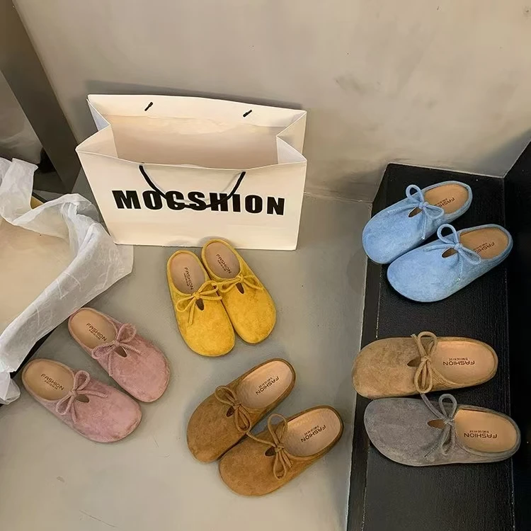 春季新品时尚韩版减龄平底舒适百搭半拖鞋