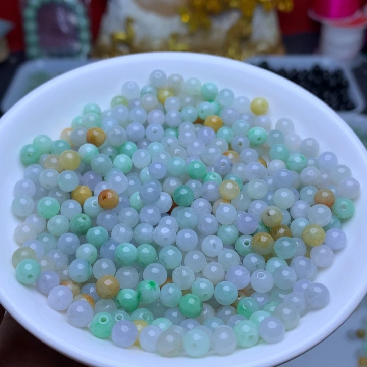 【闪购商品】未镶嵌手链翡翠卡5.2冰三彩40个