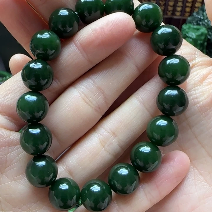 和田玉（碧玉）手串未镶嵌
