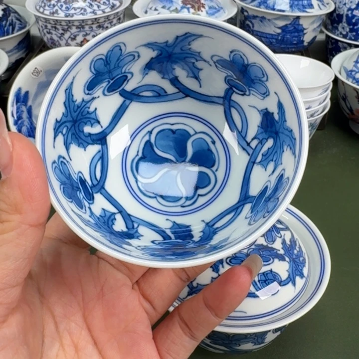 景德镇纯手工手绘茶器蒙蒙