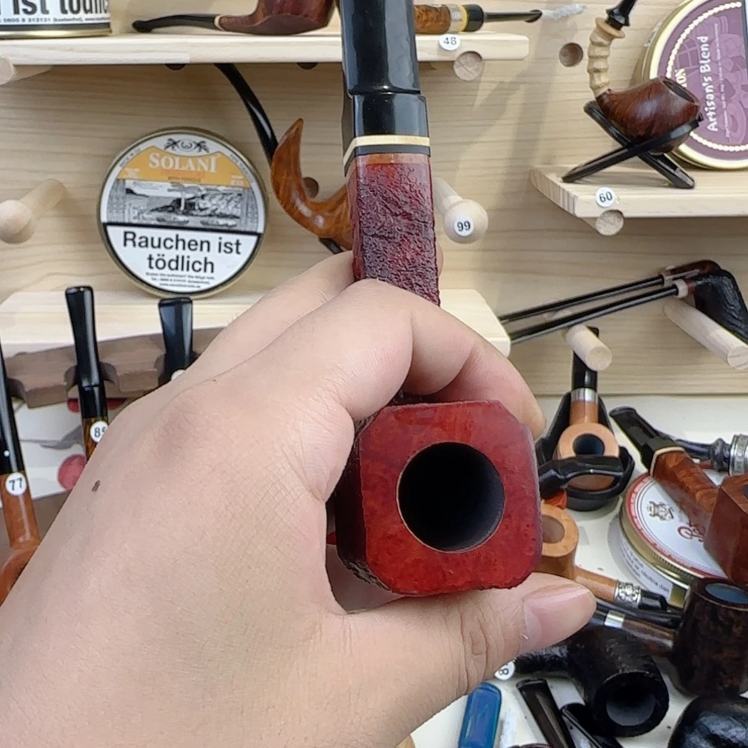 凌***烟石楠木手工判官烟斗