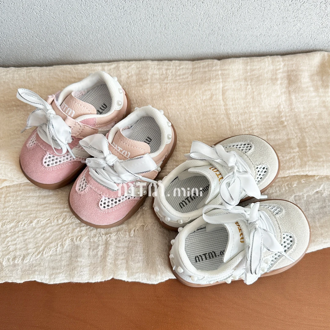 女童鞋子夏季新款女孩透网公主板鞋宝宝软底学步鞋小童1-3岁网鞋