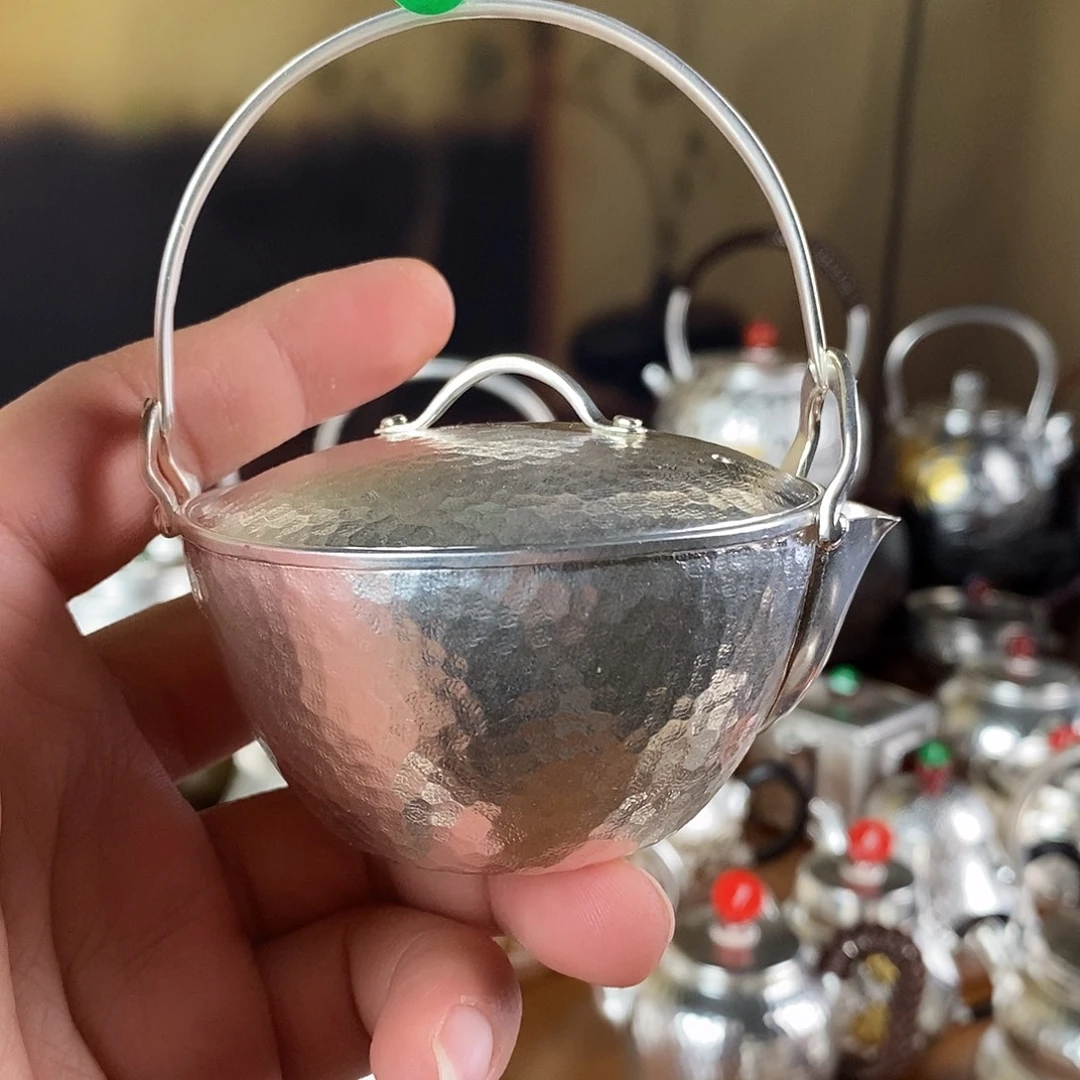 高***次手工制作紫铜壶工艺
