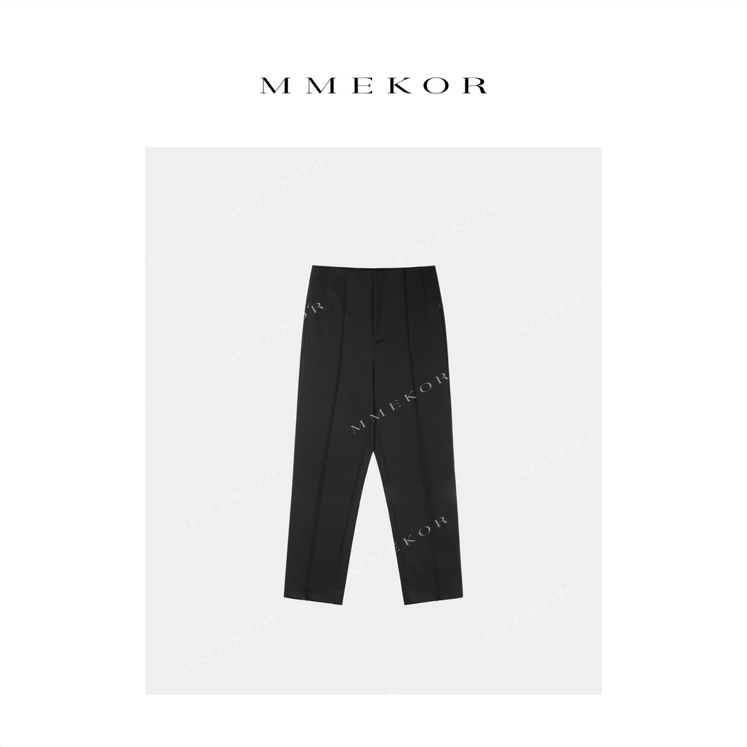 MMEKOR“王者黑裤”2025新款秋款暗黑内啡肽百搭休闲裤 50007