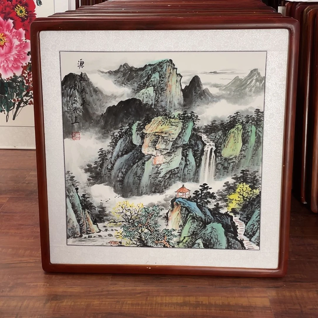 国画带框尺寸63*63厘米