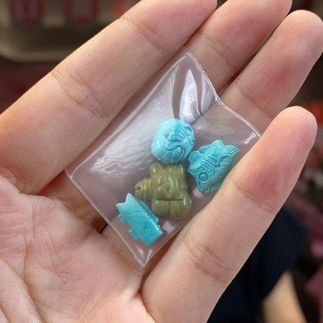 未镶嵌绿松石珠宝奇石