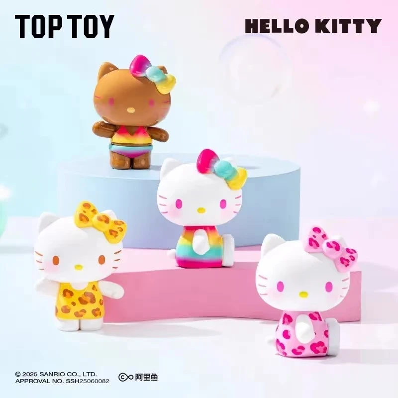 【加加乐】TOPTOY新品HelloKitty夏日彩虹糖MINI萌粒-只只摆件盲盒