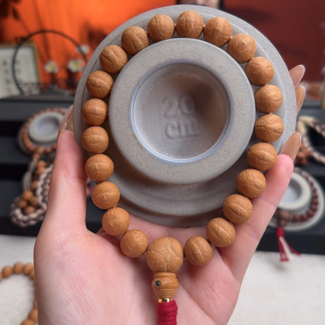 手串凤眼菩提13mm铁籽单圈小手持素串货头