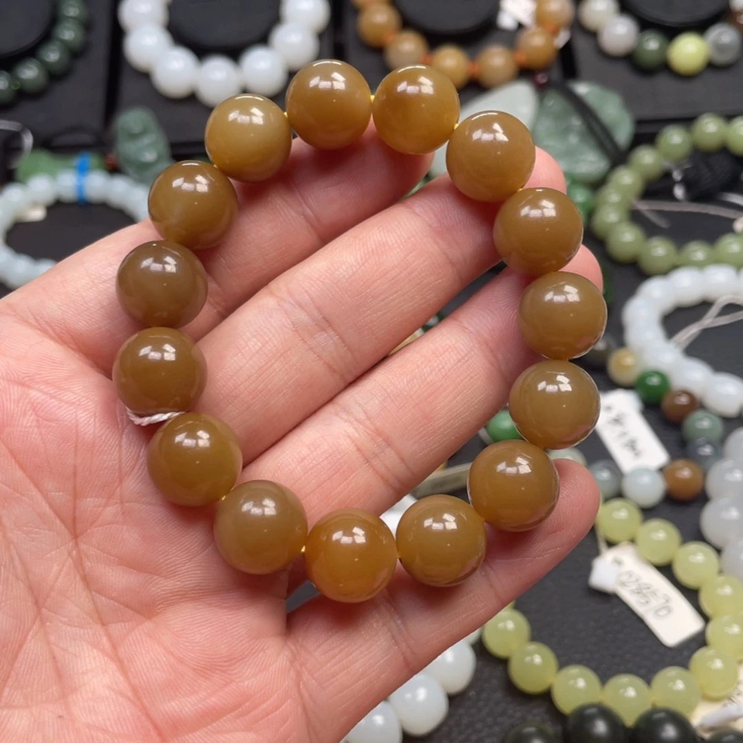 和田玉未镶嵌手链14