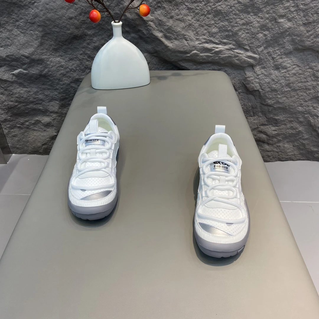 拼色透气系带低帮夏季时尚休闲鞋百搭舒适运动男鞋