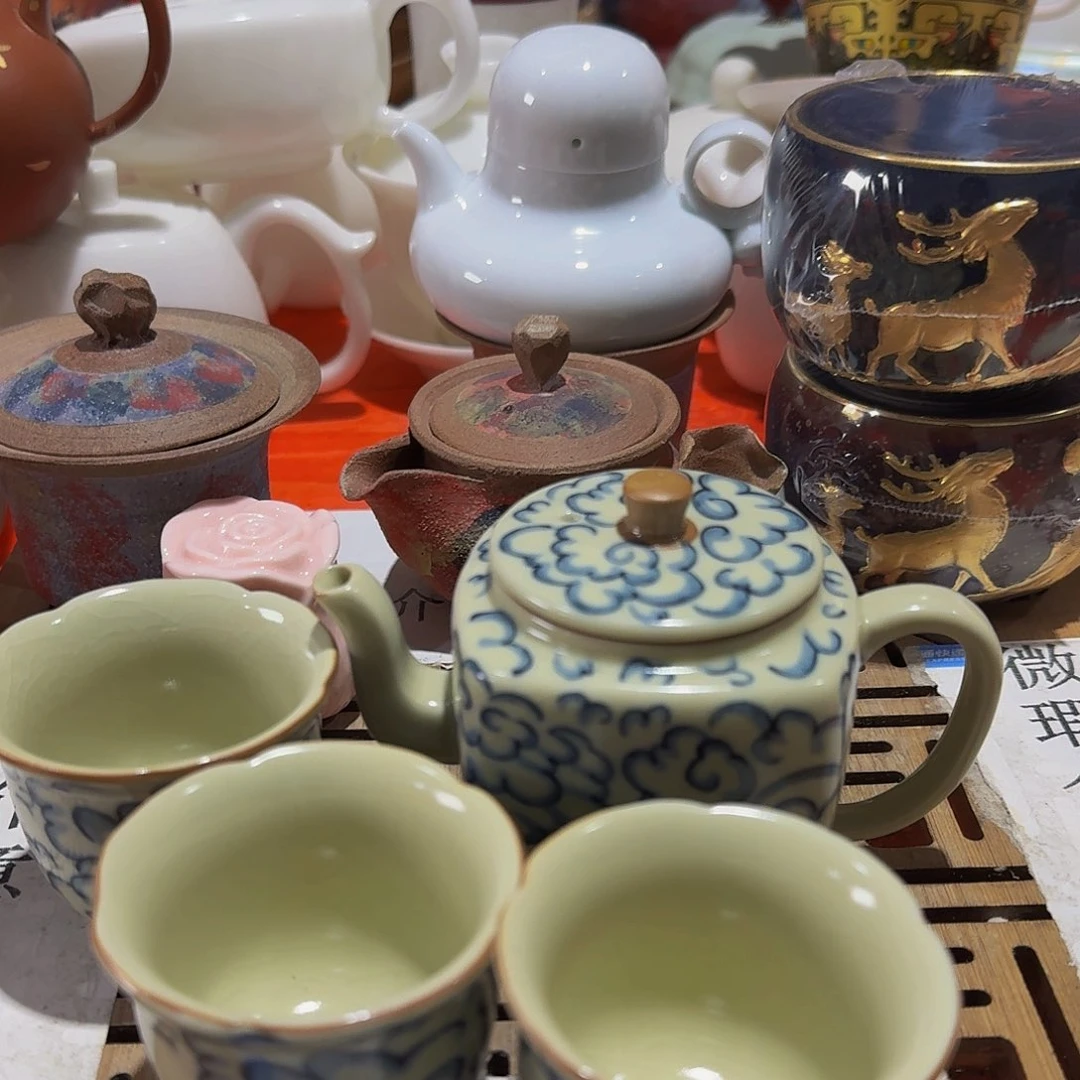 瑕疵茶具。介意勿拍