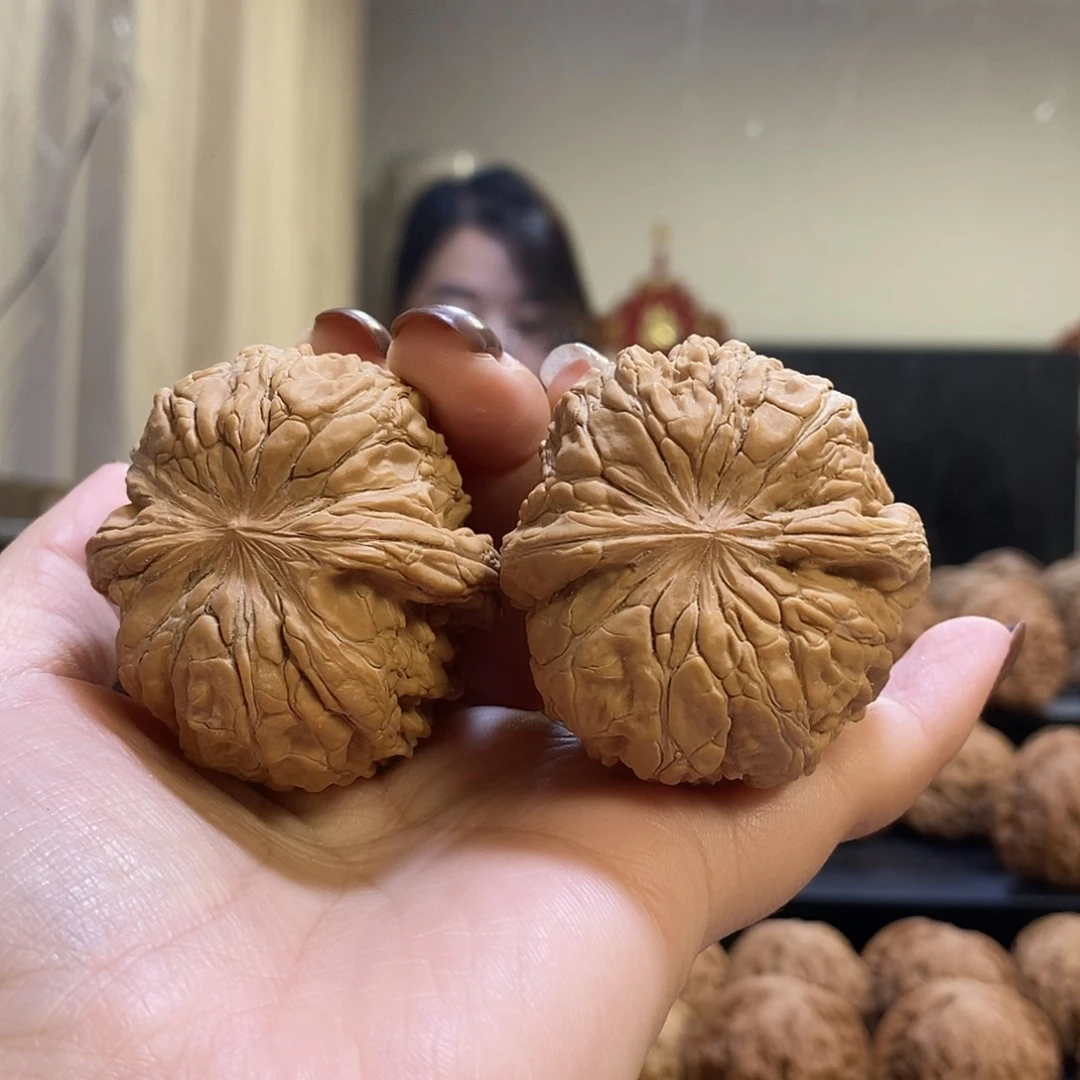 把件文玩核桃44门墩有修练手对