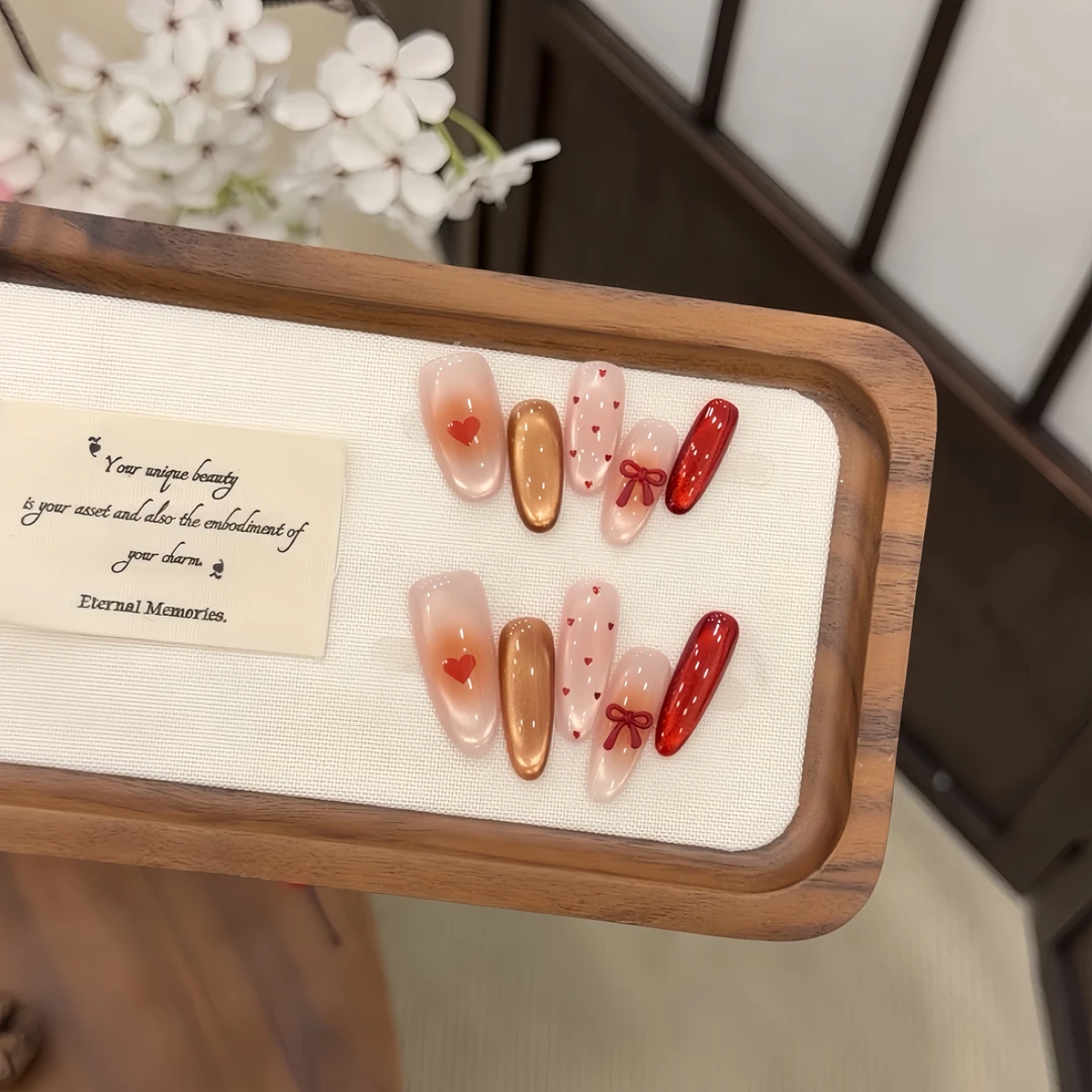 S-绯心甜梦-xinghejiyu-轻奢高定美甲10片装