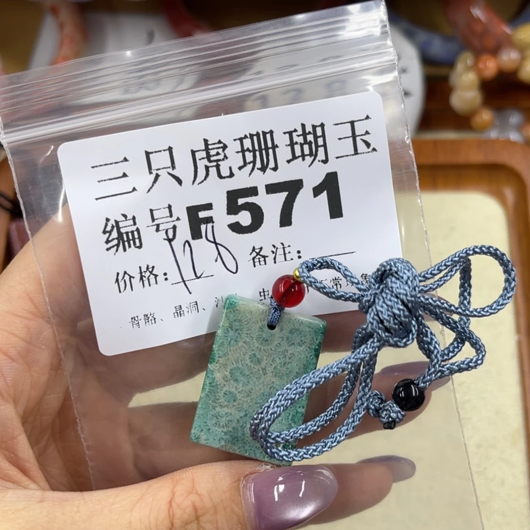X***姨未镶嵌h硅化珊瑚（珊瑚玉）