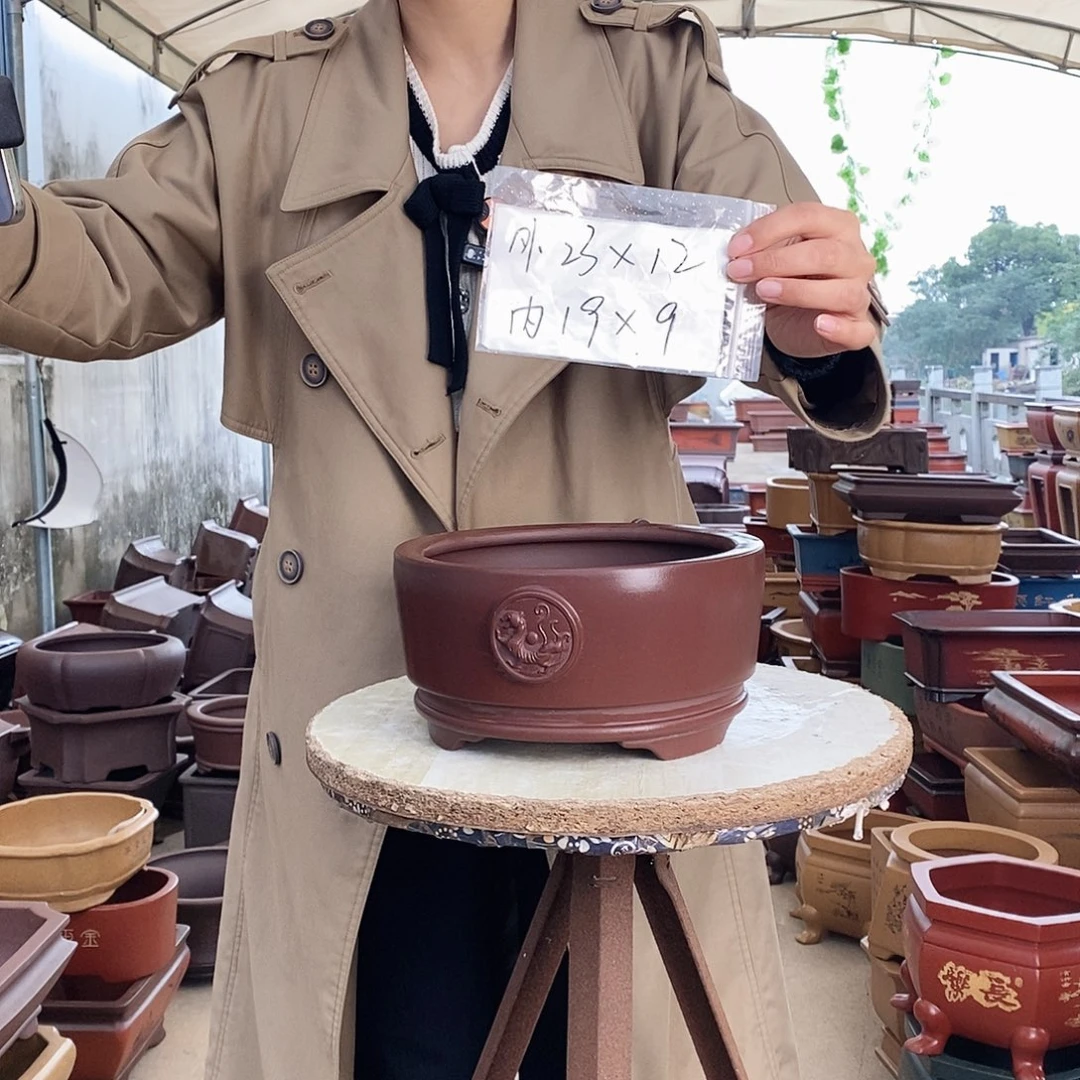 紫砂花盆紫砂花盆