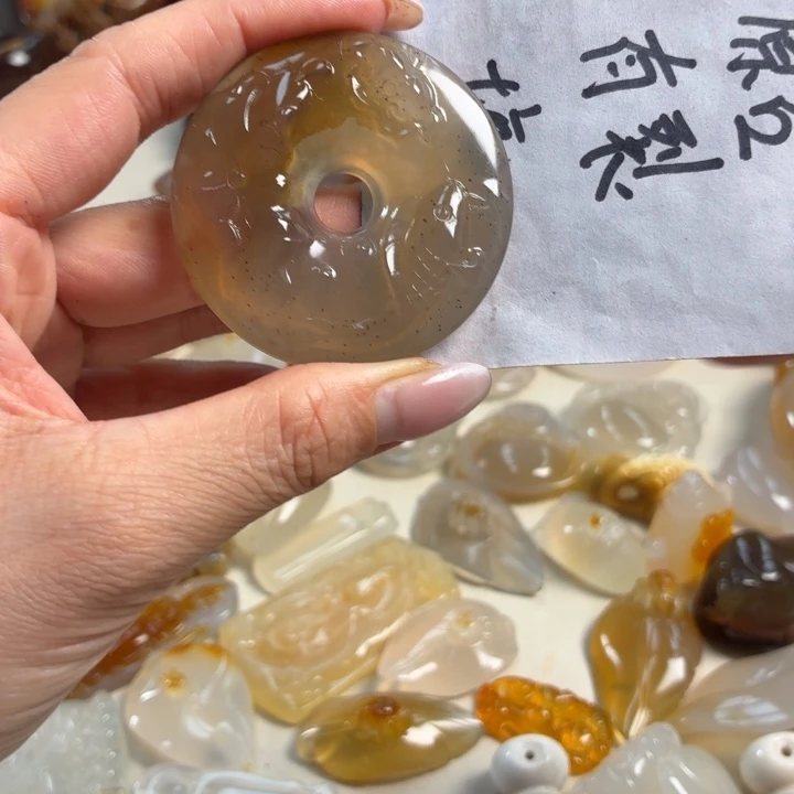 未镶嵌吊坠(不含链)玛瑙/玉髓