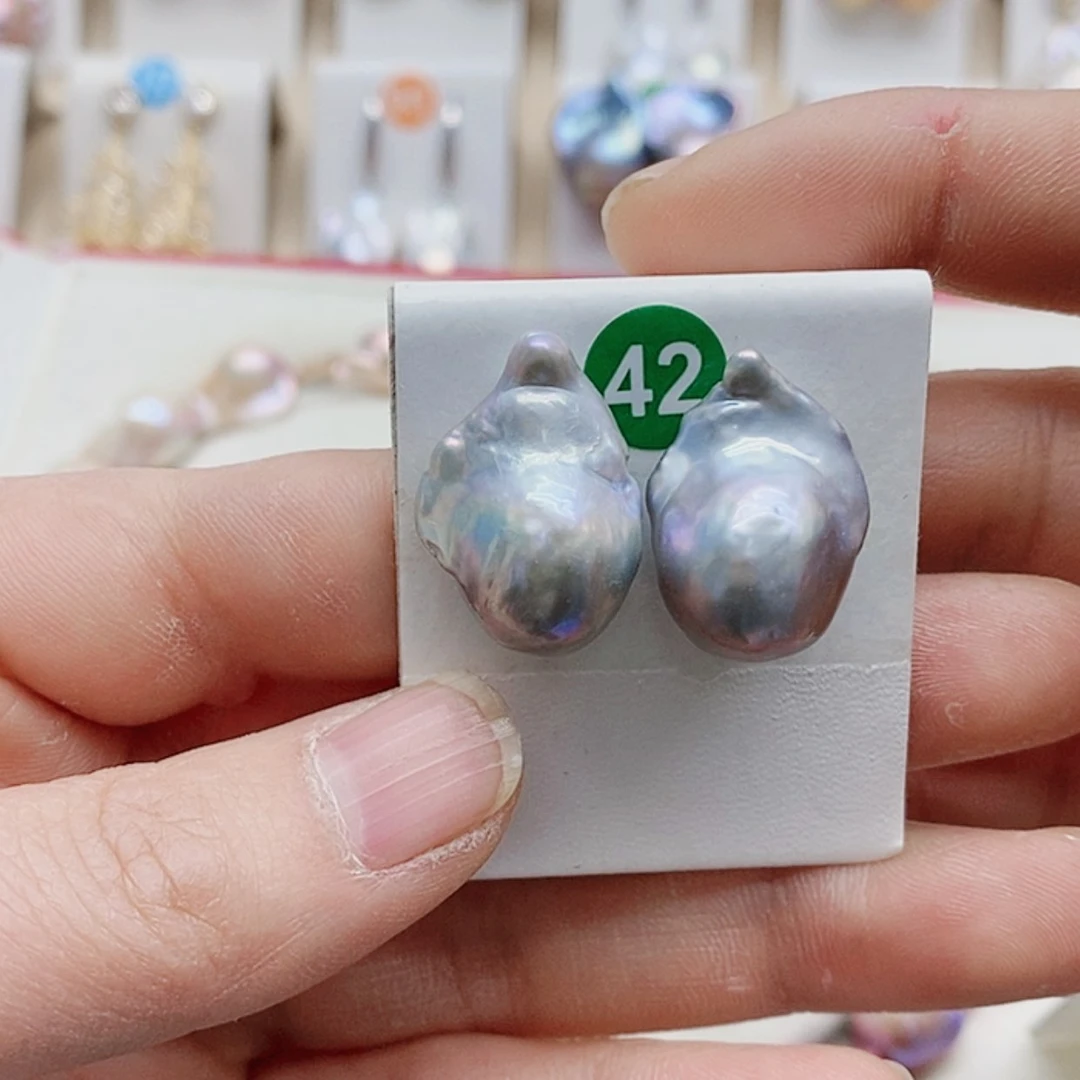 【闪购商品】淡水珍珠耳饰银S925镶嵌