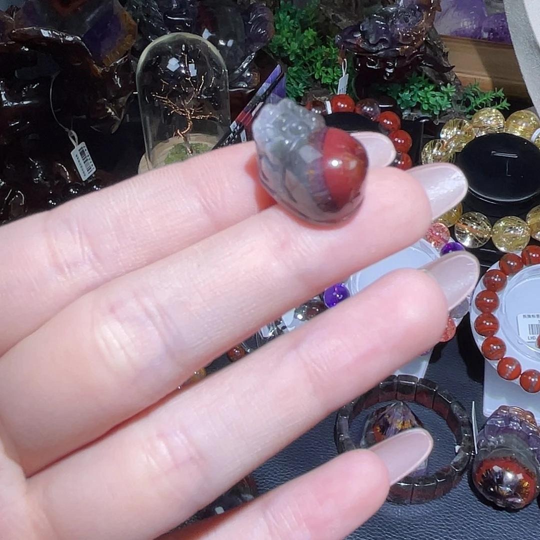 水晶颈饰未镶嵌极光23水晶貔貅