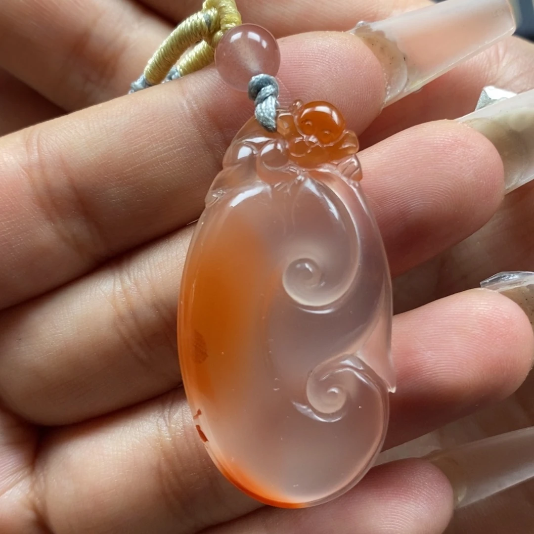 南红玛瑙未镶嵌吊坠(不含链)