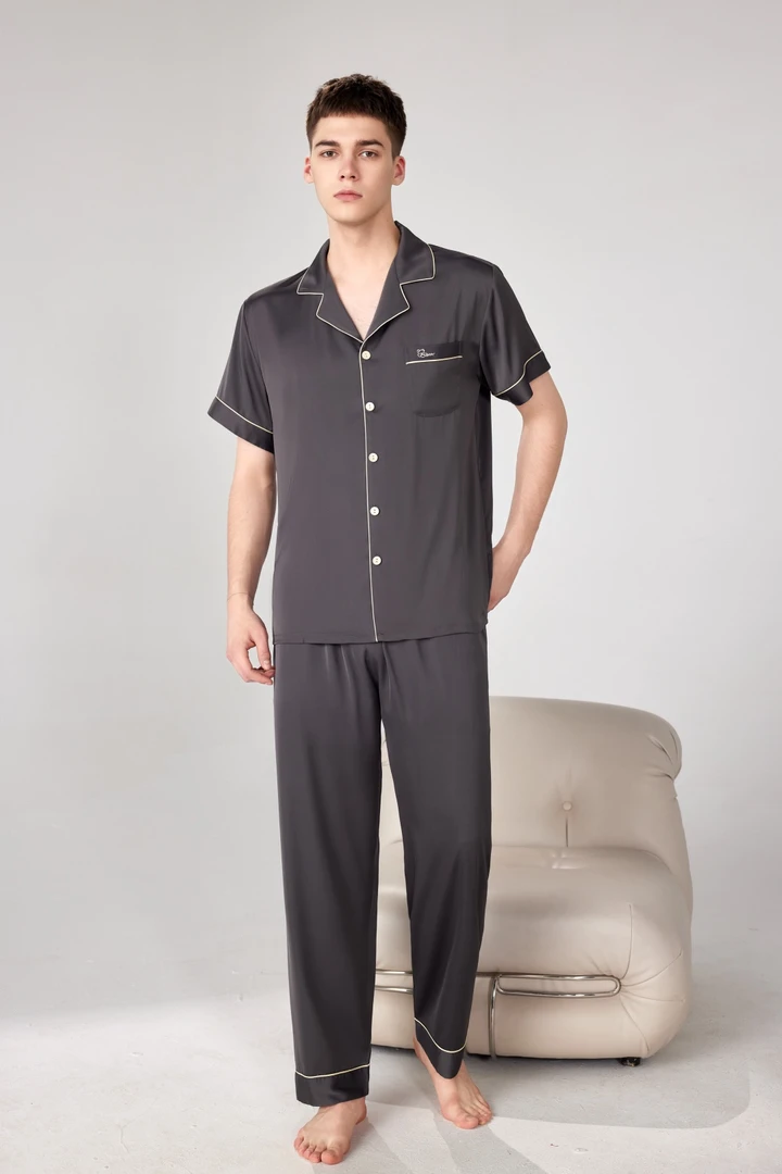 专属男【001-008】【龙龙推荐】男款醋酸高档睡衣套装
