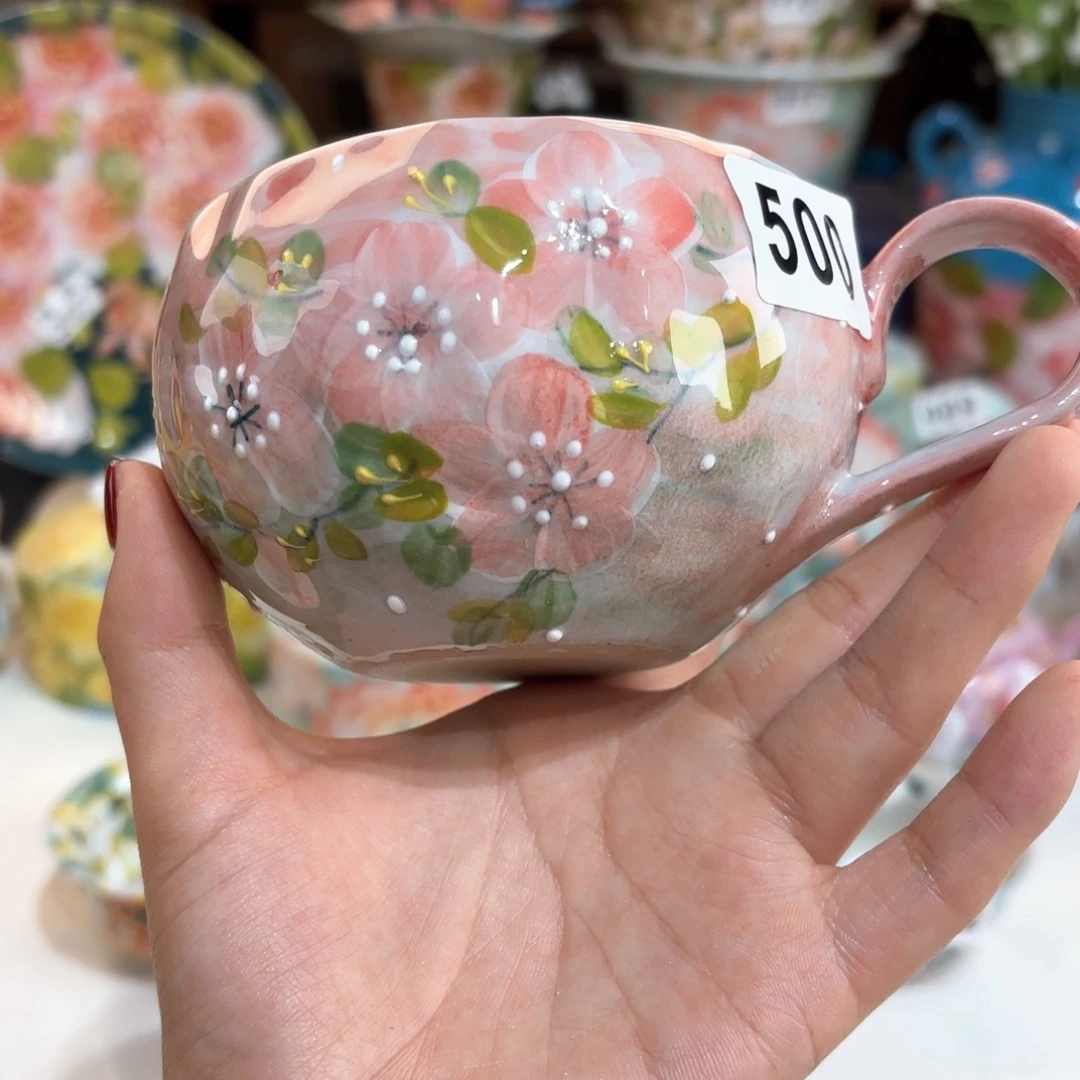 景德镇手绘高温釉下彩陶瓷茶具