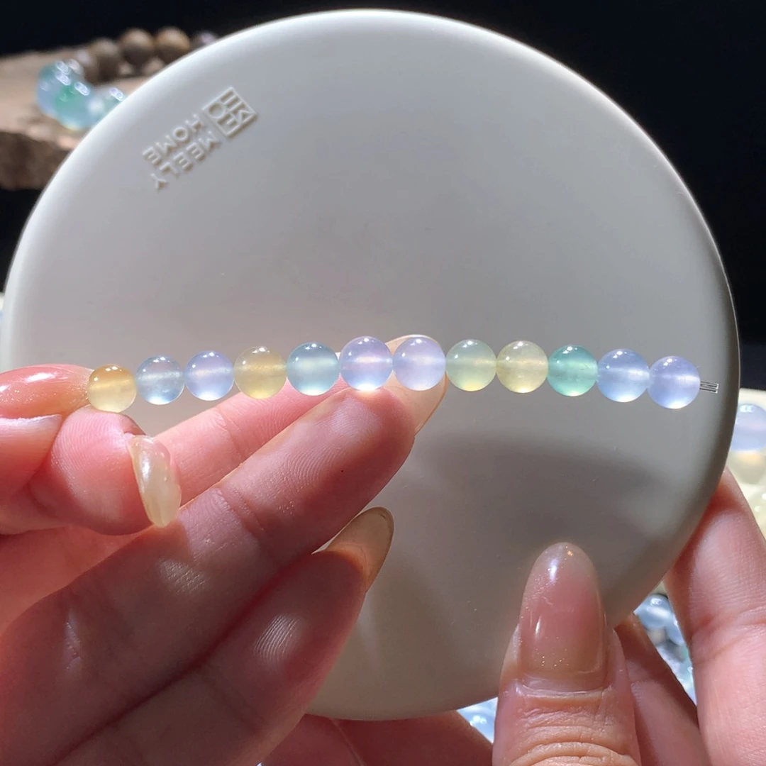 未镶嵌手串翡翠精品马卡龙卡6+