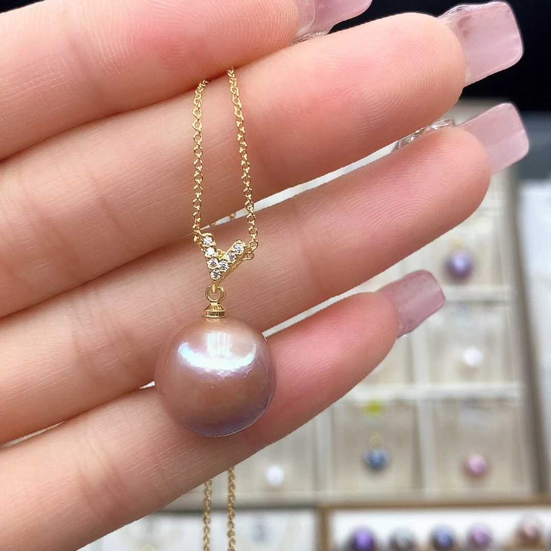 淡水珍珠颈饰合金