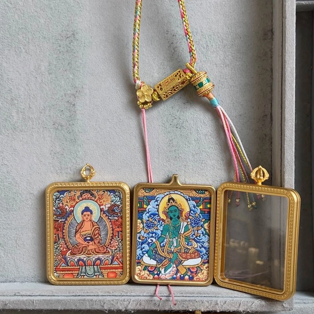 吊坠寇*某双面铜壳阿弥绿妈妈