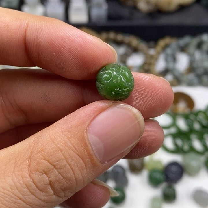 鸭***瓜和田玉未镶嵌车挂