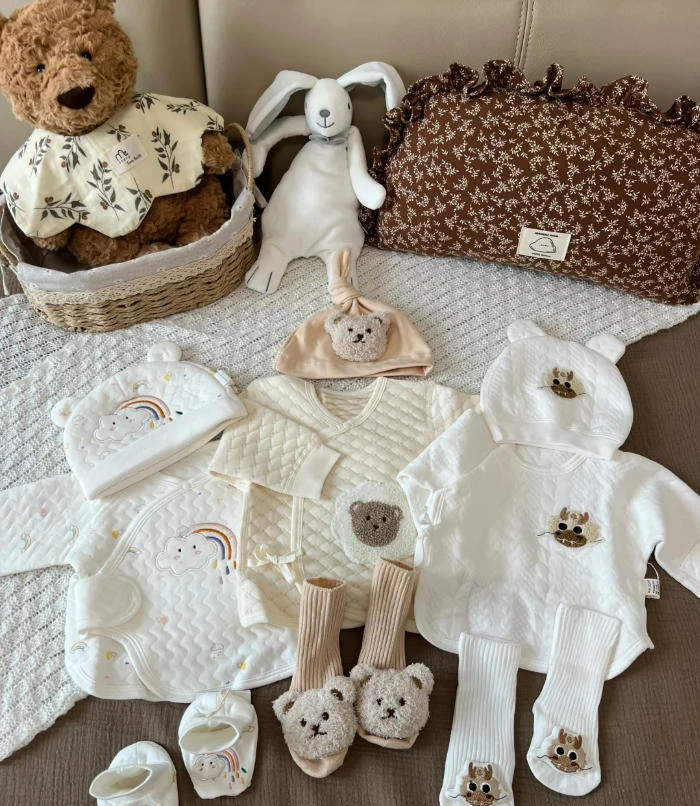 呵家 宝宝加棉围嘴